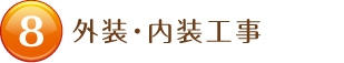 新築　工事の流れ　建築プラン　外装　内装